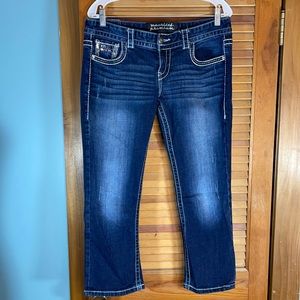 Maurices Premium Flex Fit Denim Capri Pants 9/10